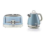 Ariete 156 tostapane di design a 4 fette, 6 livelli di tostatura, 1600 w, acciai