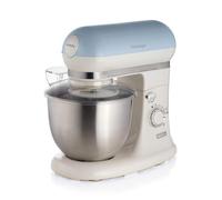 Ariete 1588 Impastatrice Planetaria - Pane, pizza e dolci - 7 Velocità - 3 Fruste - 5,5 Litri - Acciaio Inox - 2400 Watt - Linea Vintage - Celeste