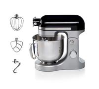 Ariete 1589 Impastatrice Planetaria Moderna, 1600 Watt, 11 velocità, 5.5 Litri, 3 accessori per impastare, amalgamare e montare. Nero