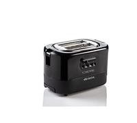 Ariete 159 Toastime - Tostapane con Pinze per 2 fette di pane - 9 Gradi di Doratura - 700 Watt - Nero
