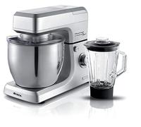 Ariete 1598 Gourmet Professional 7L Metal - Impastatrice Planetaria con Frullatore - Ciotola in Acciaio Inox - 7 L - Caraffa in vetro - 1200 Watt - 6 velocità
