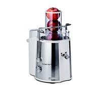 Ariete 173 Centrika Metal - Centrifuga per estrarre succo di frutta e verdura - Beccuccio salvagoccia - Acciaio Inox - 700 Watt - Bianco e Argento