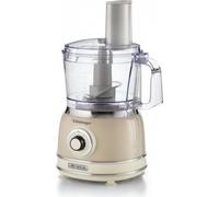 Ariete 1781 Robot da Cucina Vintage Beige - Tritatutto, Impastatrice e Affettatr