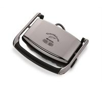 Ariete 1911 Toast & Grill Slim - Piastra elettrica antiaderente per toast e sandwich - piastra rigata - 1000 Watt - Argento