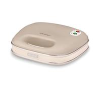 Ariete 1963 Sandwich Maker Vintage, Piastra per Toast e Panini 750W, Beige