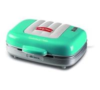 Ariete 1972 Sandwiches & Cookies Party Time, Piastra Elettrica Multifunzione, 700 Watt, 3 piastre antiaderenti e intercambiabili, Azzurro