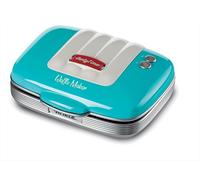 Ariete 1973 Waffle Maker Party Time - Piastra Elettrica per Waffle - Piastre Antiaderenti - 700 Watt - Azzurro