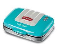 Ariete 1973 Waffle Maker Party Time - Piastra Elettrica per Waffle - Piastre Antiaderenti - 700 Watt - Azzurro