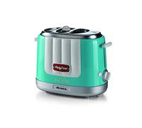 Ariete 206 Hot Dog Maker Party Time, Macchina per fare hot dog, 650 W, 5 livelli di cottura, 4 spazi di cottura, Espulsione automatica, Azzurro