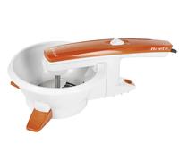 Ariete 261 Passì - Passaverdure Elettrico - 3 dischi Acciaio Inox - adattabile a qualsiasi recipiente - 25 Watt - Bianco e arancio
