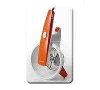 Ariete 261 Passì - Passaverdure Elettrico - 3 dischi Acciaio Inox - adattabile a qualsiasi recipiente - 25 Watt - Bianco e arancio