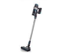 Ariete 2704 22V Lithium Digital Panel, Scopa elettrica senza filo, Cordless, Voltaggio 22,2V, Capacità serbatoio 1L, Spazzola motorizzata, Blu