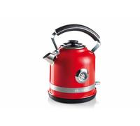 Ariete 2854 Bollitore Elettrico con Autospegnimento - Base Cordless - Filtro Removibile - Termometro - 2000 Watt - 1,7 Litri - Linea Moderna - Rosso