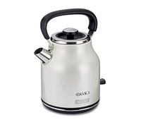 Ariete 2864 Bollitore Elettrico di Design, Autospegnimento, Livello acqua visibile, Filtro Infusi e Tisane, Impugnatura Ergonomica, Base Cordless, 2000 W, 1.7 Litri, Linea Classica, Perla