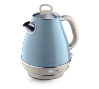 Ariete 2868 Bollitore Elettrico Vintage 1 Litro - Infusi, Tè e Tisane - Autospegnimento - Acciaio Inox - 1 Litro - 1600 Watt - Celeste