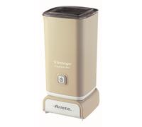 Ariete 2878 Cappuccinatore Vintage - Montalatte a caldo e a freddo - Cappuccino, cioccolata, infusi liofilizzati - 500 Watt - Beige