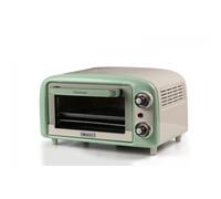 Ariete 3919 Forno Elettrico Vintage, 800W, Capacità 10L, Doppio vetro, Retrò, Verde