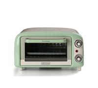 Ariete 3919 Forno Elettrico Vintage, 800W, Capacità 10L, Doppio vetro, Retrò, Verde
