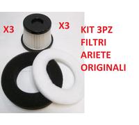 Ariete 3X kit filtri HEPA aspirapolvere scopa 2763 2767 Cordless Cyclonic 22 V