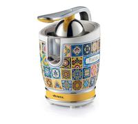 Ariete 413, Spremiagrumi Positano, Spremiagrumi Elettrico con Leva, 2 Coni per Frutti Grandi e Piccoli, Beccuccio Salvagoccia, Motore Silenzioso, Spremitura Professionale, Corpo in Metallo