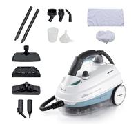 Ariete 4146 XVapor Deluxe - Pulitore a Vapore Mobile, 5 bar, Vano Portaccessori Integrato, Autonomia fino a 55', Cavo 6 m, 1500W, Bianco Ariete