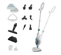 Ariete 4164 Steam mop 10 in 1 - Scopa lavapavimenti a vapore - Uccide 99,9% di germi e batteri - Kit accessori - Autonomia illimitata - 1500 Watt