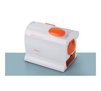 Ariete 445 Gratì Professional - Grattugia elettrica con rullo extra-large in Acciaio Inox - Contenitore Estraibile - 120 Watt - Arancione