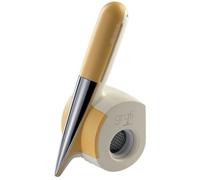 Ariete 457 Gratì Waterproof - Grattugia elettrica Impermeabile - Senza filo - Lavabile sotto acqua corrente - 2 rulli Acciaio Inox - Bianco e Giallo