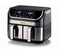 Ariete 4625 Friggitrice ad Aria 9L 2100W Doppio Cestello 11 Programmi Max Crisp