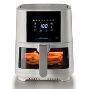 Ariete 4626 Friggitrice ad aria 6L, 1300 W, Capacità 6L, Capacità di cottura 2,5kg, 8 programmi preimpostati, Temperatura fino a 200°, Cestello trasparente per controllo cottura, Bianco