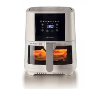 Ariete 4626 Friggitrice ad aria 6L, 1300 W, Capacità 6L, Capacità di cottura 2,5kg, 8 programmi preimpostati, Temperatura fino a 200°, Cestello trasparente per controllo cottura, Bianco