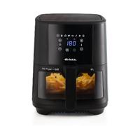 Ariete 4626 Friggitrice ad aria 6L, 1300 W, Capacità 6L, Capacità di cottura 2,5kg, 8 programmi preimpostati, Temperatura fino a 200°, Cestello trasparente per controllo cottura, Nero