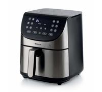 Ariete 4628 Friggitrice ad aria 7L, 1800 W, Capacità 7L, Capacità di cottura 2,8kg, 12 programmi preimpostati, Funzione Max Crisp, Temperatura fino a 200°, Cestello antiaderente con griglia, Metal