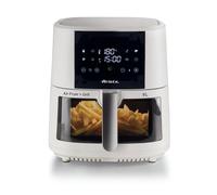 Ariete 4630 Friggitrice ad aria 9L, 1500 W, Capacità 9L, Capacità di cottura 3,5kg, 8 programmi preimpostati, Temperatura fino a 200°, Cestello trasparente per controllo cottura, Bianco