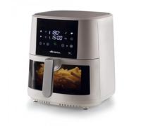 Ariete 4630 Friggitrice ad aria 9L, 1500 W, Capacità 9L, Capacità di cottura 3,5kg, 8 programmi preimpostati, Temperatura fino a 200°, Cestello trasparente per controllo cottura, Bianco