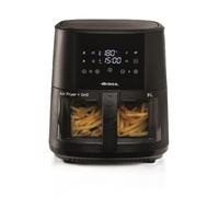 Ariete Ariete 4630 Friggitrice ad aria 9L, 1300 W, Capacità 9L, Capacità di cottura 2,5kg, 8 programmi preimpostati, Temperatura fino a 200°, Cestello trasparente per controllo cottura, Nero