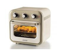 Ariete 4632 Friggitrice ad aria e forno Vintage, 1400W, 2in1, Capacità 16L, Accessori inclusi, Timer 60 minuti, Doppio vetro, Beige