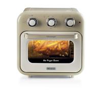 Ariete 4632 Friggitrice ad aria e forno Vintage, 1400W, 2in1, Capacità 16L, Accessori inclusi, Timer 60 minuti, Doppio vetro, Beige