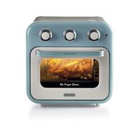 Ariete 4632 Friggitrice ad aria e forno Vintage, 1400W, 2in1, Capacità 16L, Accessori inclusi, Timer 60 minuti, Doppio vetro, Celeste