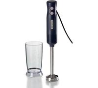 Ariete 601 Frullatore a Immersione Breakfast, Frullatore a immersione, 700 W, 2 velocità, Lama in acciaio inox, Gamba removibile, Bicchiere trasparente, Dark & Sahara Grey