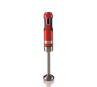 Ariete 602 Frullatore a immersione Moderna, 1000W, 10 velocità + turbo, Accessori inclusi, Rosso