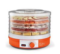 Ariete 616 B-Dry Essiccatore e disidratatore Alimentare per Frutta e Verdura, 5 Cestelli Removibili, Temperatura da 35°C a 70°C, 245 W, plastica, Arancione