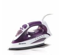 Ariete 6243 Steam Iron - Ferro da stiro con piastra in ceramica - Colpo vapore 140 gr/min - Serbatoio 320 ml - 2200 W - Bianco e Porpora