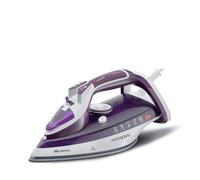 Ariete 6243 Steam Iron - Ferro da stiro con piastra in ceramica - Colpo vapore 140 gr/min - Serbatoio 320 ml - 2200 W - Bianco e Porpora
