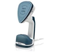Ariete 6246 Duetto Garment Iron - Stiratrice Verticale e Ferro da Stiro con piastra in Ceramica antiaderente - 1000 Watt - Bianco e Blu