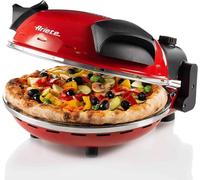 Ariete 909 Forno Pizza - Pizza in 4 minuti - Piastra in pietra refrattaria con trattamento antiaderente - Temperatura max 400° - 1200 Watt - Timer 30’