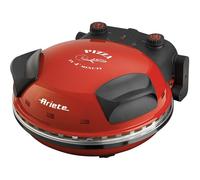 Ariete 909 Forno Pizza - Pizza in 4 minuti - Piastra in pietra refrattaria con trattamento antiaderente - Temperatura max 400° - 1200 Watt - Timer 30’
