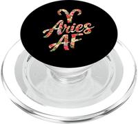 Ariete AF Divertente Segno zodiacale Floreale Primavera Astrologia PopSockets PopGrip per MagSafe