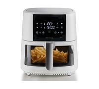 Ariete 4630 Friggitrice ad aria 9L, 1500 W, Capacità 9L, Capacità di cottura 3,5kg, 8 programmi preimpostati, Temperatura fino a 200°, Cestello trasparente per controllo cottura, Bianco
