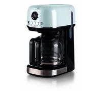Ariete 1396 Macchina da caffè con filtro Moderna, Caffè americano, Capacità fino a 15 tazze, Base riscaldante, Display LCD, Filtri estraibili e lavabili, Bianco